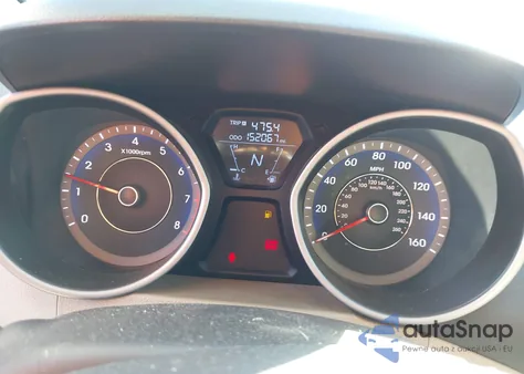 2012 Hyundai Elantra Gls (Ulsan Plant) from USA, damaged, VIN KMHDH4AE2CU263319